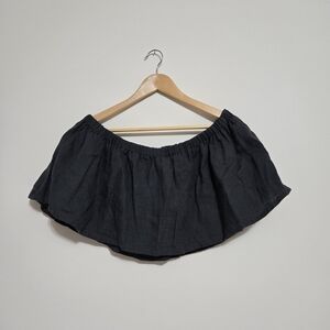 Love And Confuse Off The Shoulder Linen Top